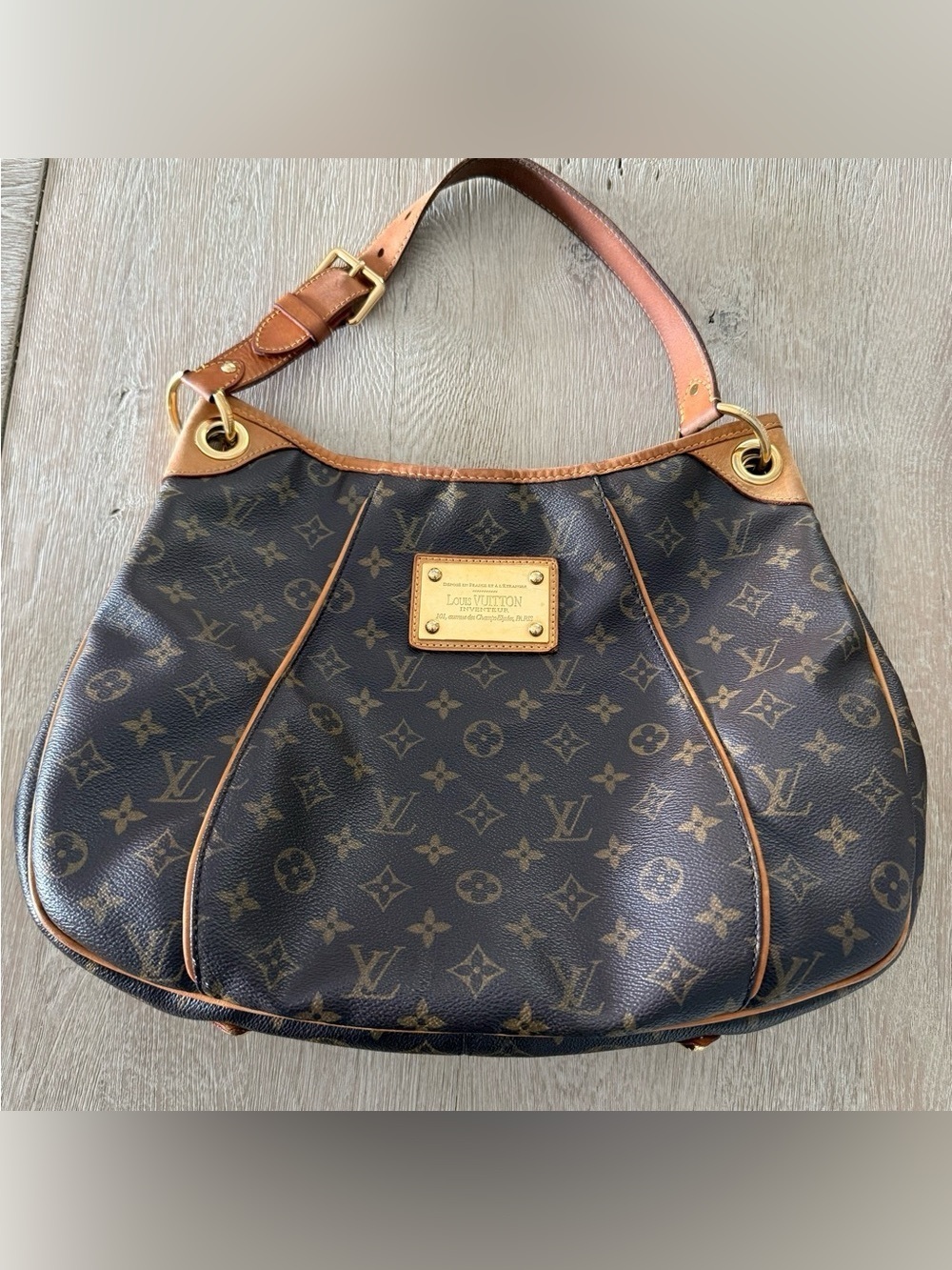 Louis Vuitton Galliera PM Monogram Hobo Bag Shoulder Bag Authentic